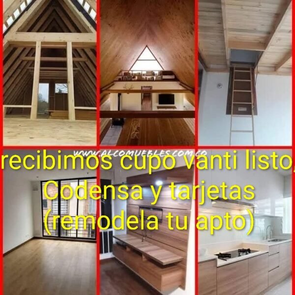 Fabricante de cabañas y altillo en madera cocinas integrales closet puertas centro de TV